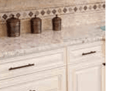 CW — Charleston White cabinetry shown in an IQ+ catalog kitchen example