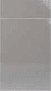 HG — High Glossy Gray: muestra de puerta de gabinete