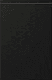 MB — Matte Black cabinet door sample