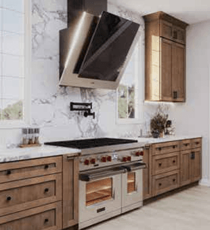 RW — Rustic Wood: ejemplo de cocina del catálogo IQ+
